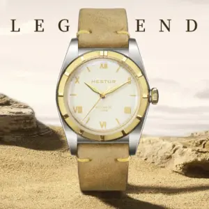 Hestur Crystal Bubble Back Watches Automatic Mechanical movement PT5000 C3 Luminous 36mm Couple Simple Antique Men's Watch