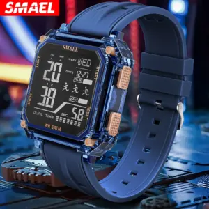 SMAEL Top Men Military Watches Clock for Man Sport Watch Mens Brand Luxury Analog Digital Quartz Wristwatch Waterproof