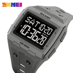 SKMEI 2186 Digital Wristwatch For Male Alarm reloj hombre Countdown Sport Watches Mens 5Bar Waterproof Back Light Stopwatch