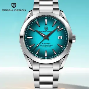 2025 PAGANI DESIGN Business Men Mechanical Watches 10Bar Waterproof Sapphire Glass Luminous Stainless Steel Automatic Watch Men
