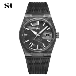 2024 New 40mm Carbon Automatic Watch Luxury 100m Waterproof Diver Watches PT5000 Diver Men PRX Watch