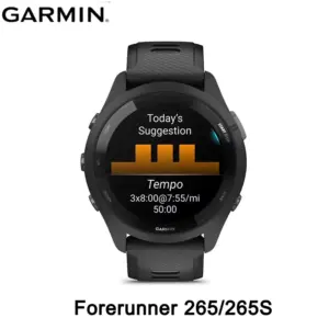 Garmin Forerunner 265 Running Smartwatch 1.3'' Colorful AMOLED Display GPS 13 Days Battery Life Sleep Monitoring Fitness Tracker