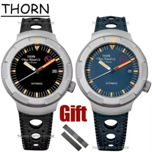 THORN T011 Men Titanium Watch PT5000 Automatic Movement Mechanical Tribute Vintage Watches Sapphire Luminous 10Bar Waterproof
